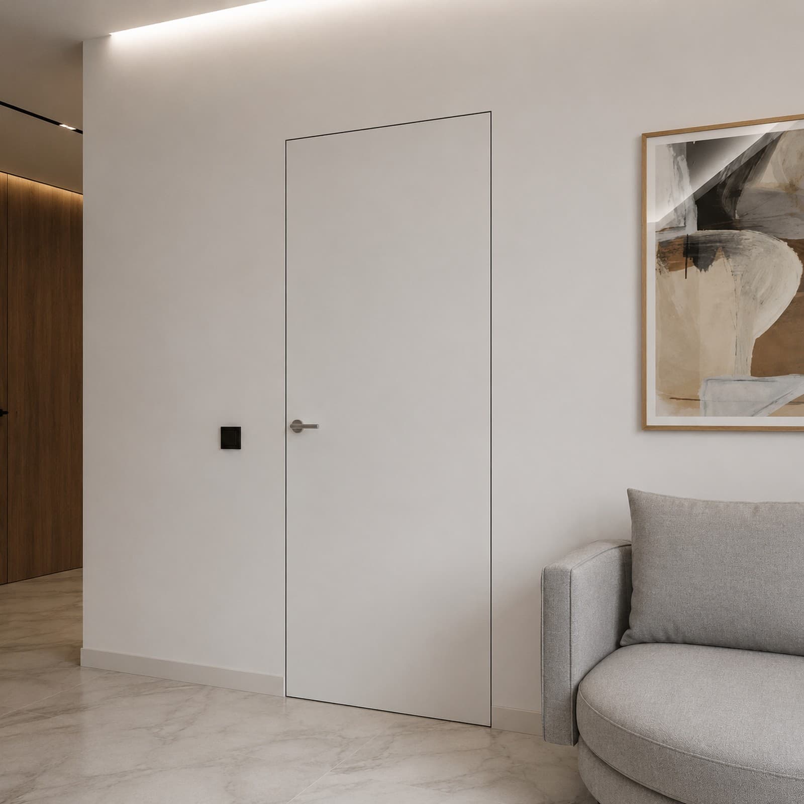 Own Doors Primed Chrome — MDF